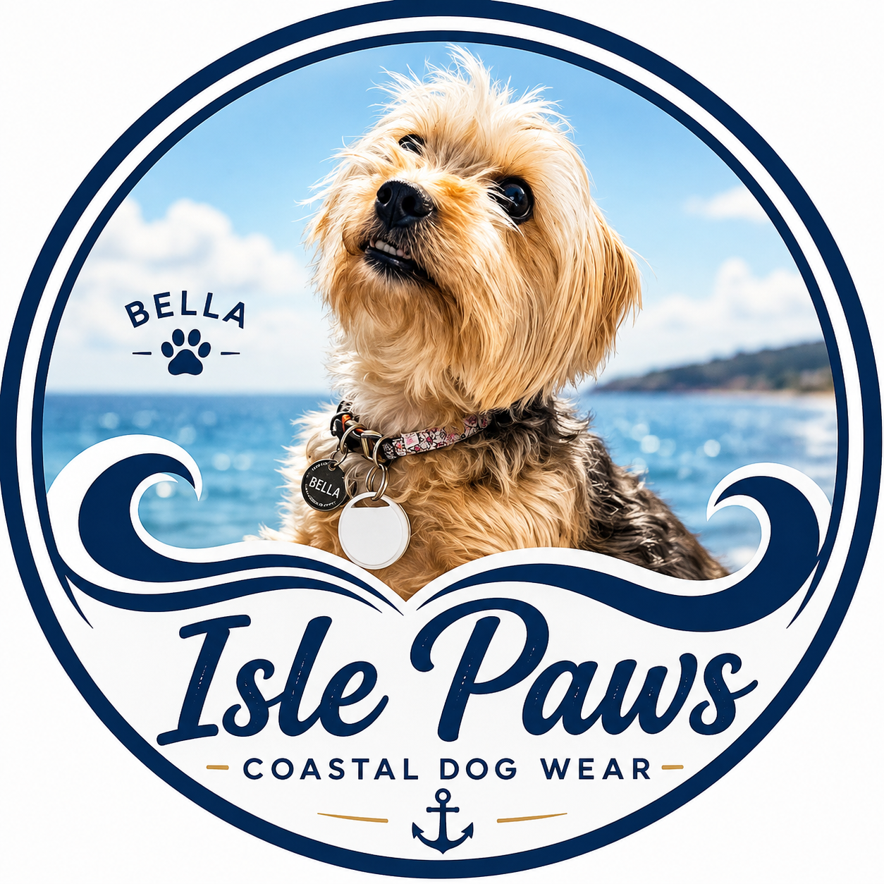 Isle Paws Bella logo