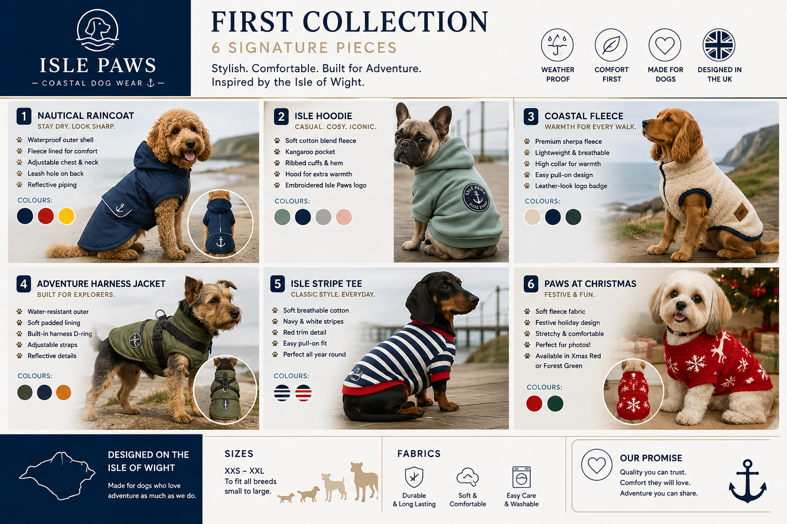 Isle Paws first collection